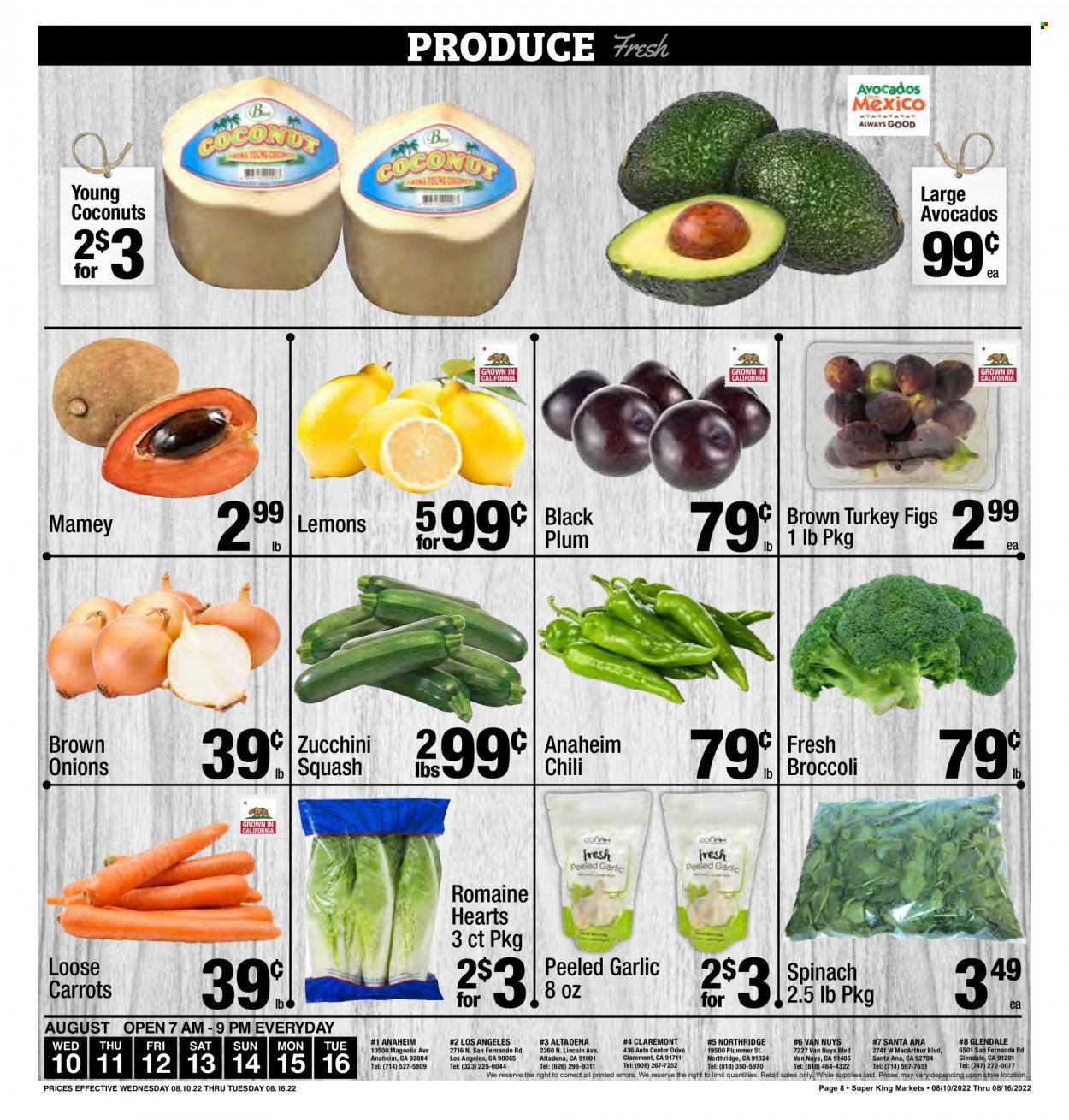 Super King Markets (CA) Weekly Ad Flyer Specials August 10 to August 16, 2022