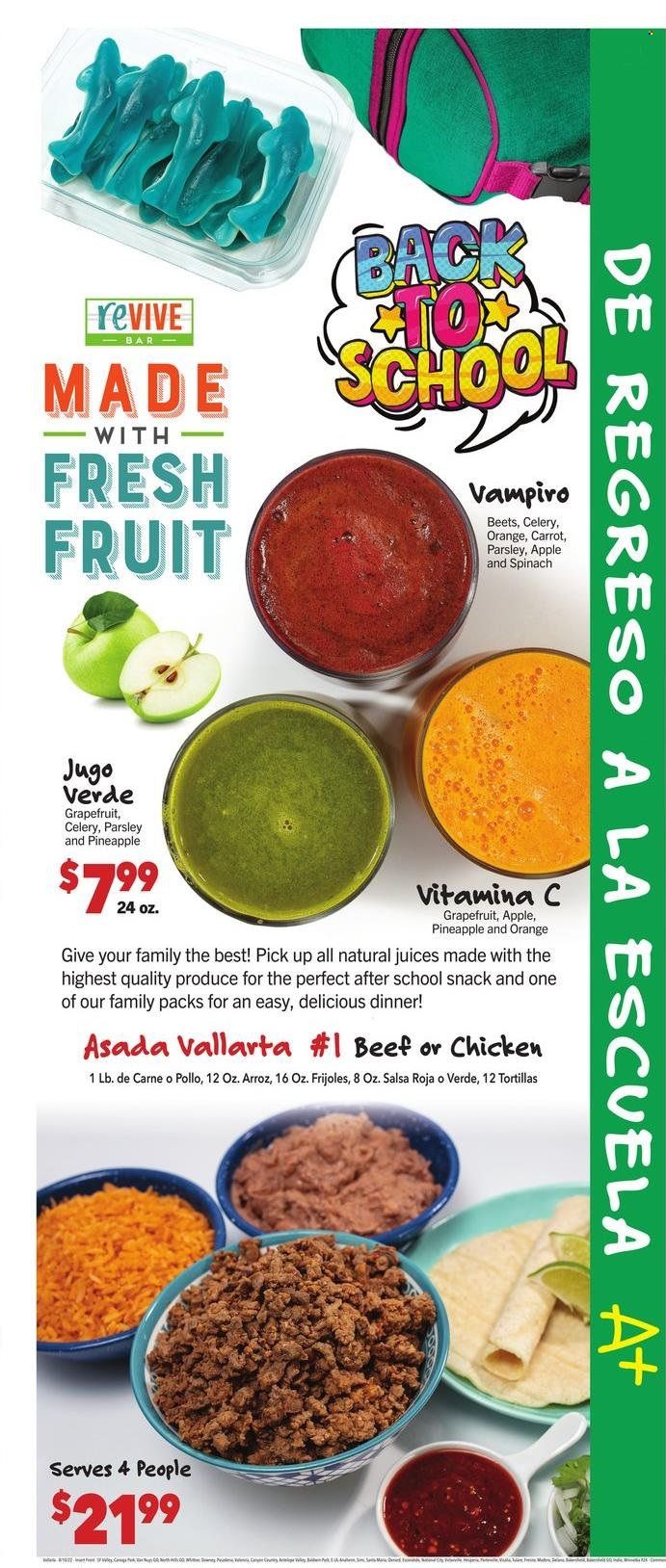 Vallarta (CA) Weekly Ad Flyer Specials August 10 to August 16, 2022