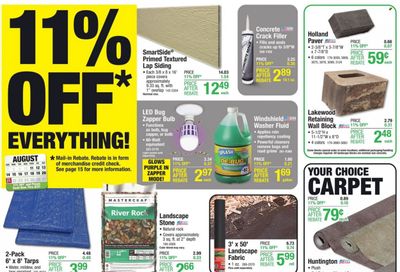 Menards Weekly Ad Flyer Specials August 11 to August 21, 2022