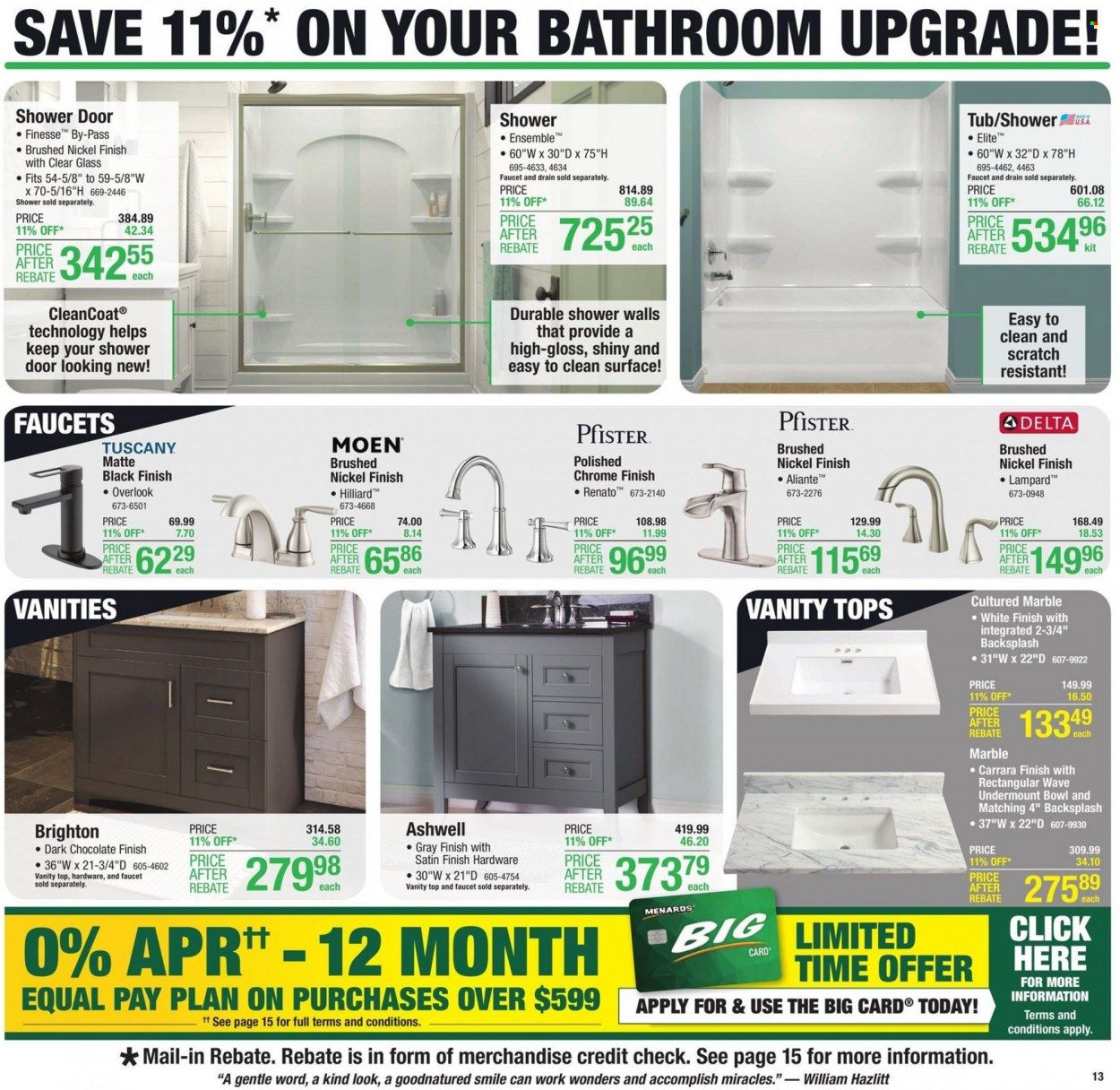 Menards Weekly Ad Flyer Specials August 11 to August 21, 2022
