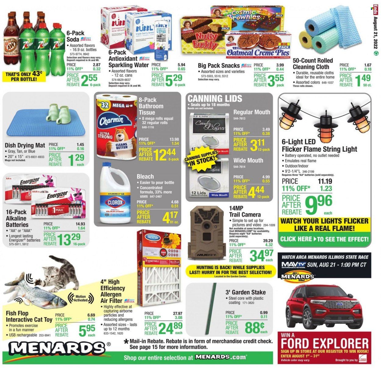 Menards Weekly Ad Flyer Specials August 11 to August 21, 2022
