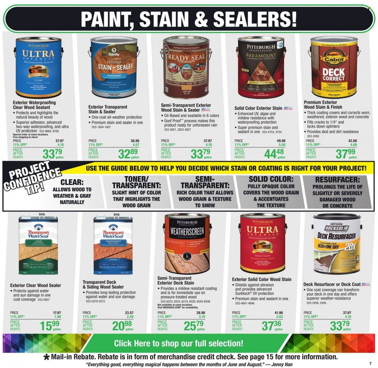 Menards Weekly Ad Flyer Specials August 11 to August 21, 2022