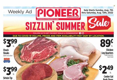 Pioneer Supermarkets (NJ, NY) Weekly Ad Flyer Specials August 7 to August 13, 2022