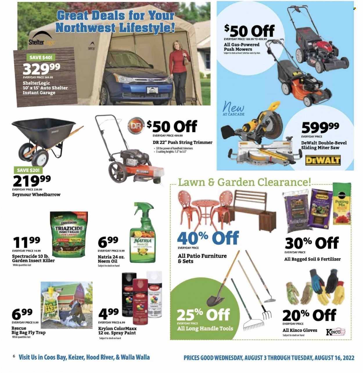 Cascade Farm And Outdoor (OR, WA) Weekly Ad Flyer Specials August 3 to August 16, 2022