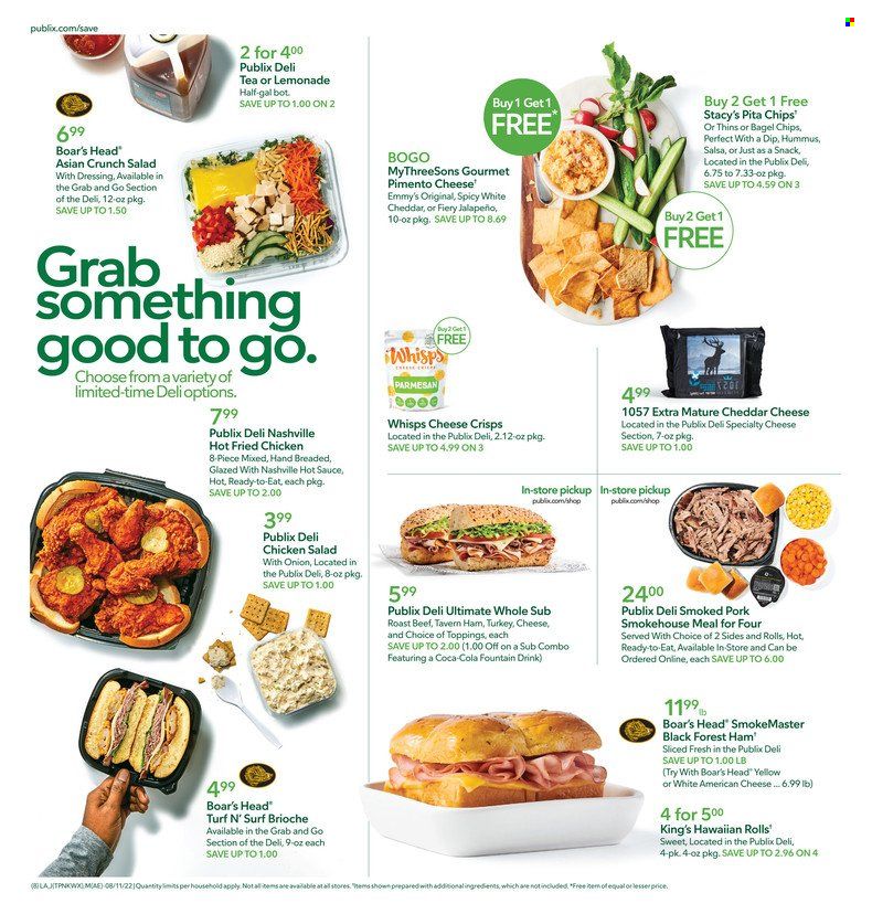 Publix (AL, FL, GA, NC, SC, TN) Weekly Ad Flyer Specials August 11 to August 17, 2022