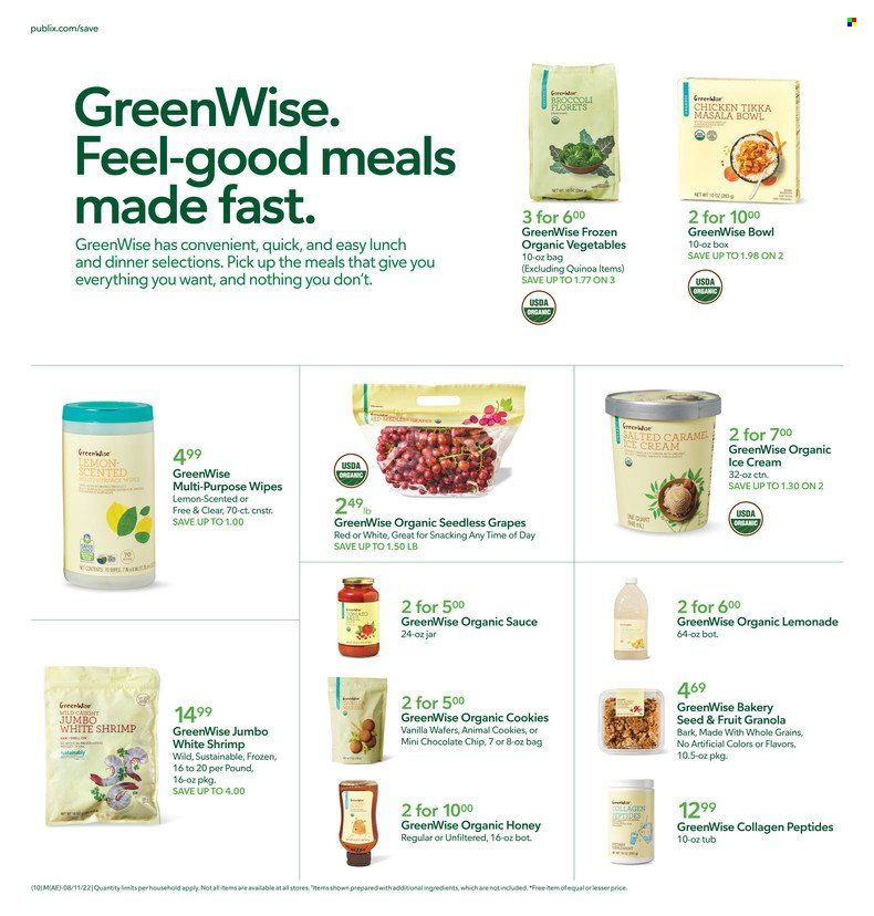 Publix (AL, FL, GA, NC, SC, TN) Weekly Ad Flyer Specials August 11 to August 17, 2022