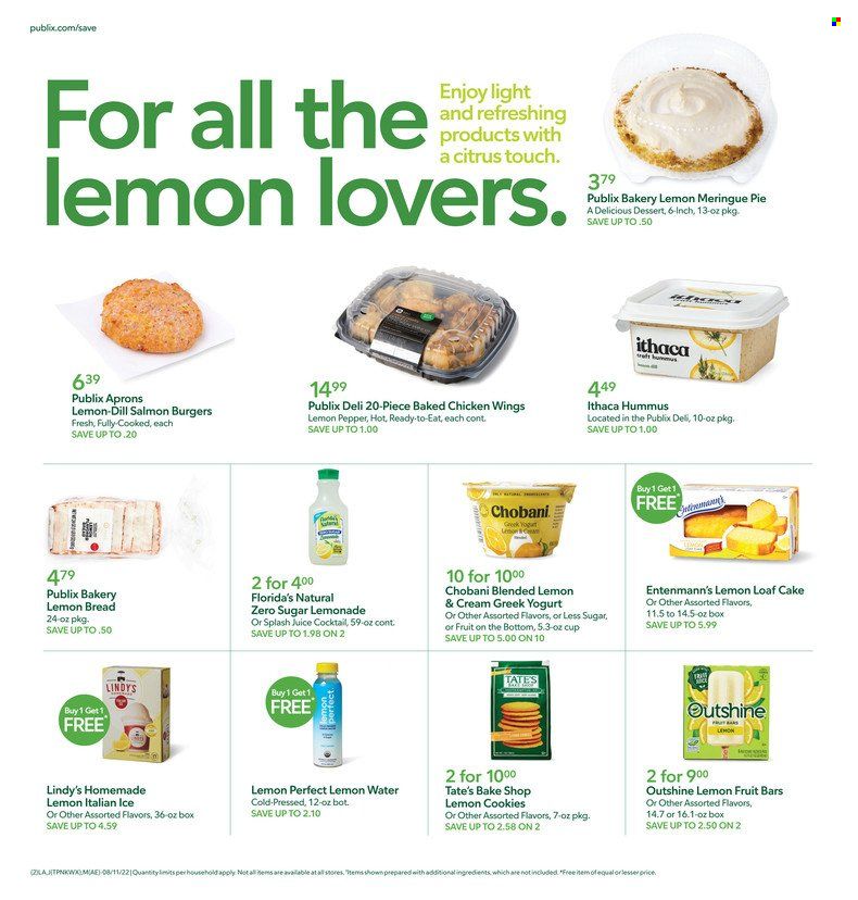 Publix (AL, FL, GA, NC, SC, TN) Weekly Ad Flyer Specials August 11 to August 17, 2022