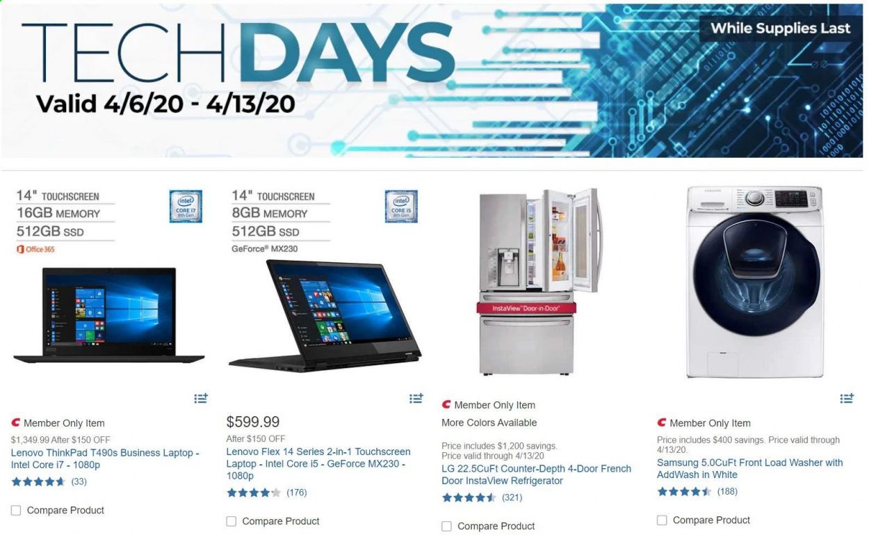 Costco Weekly Ad & Flyer April 6 to 13