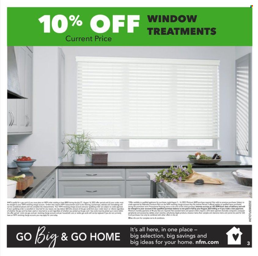 Nebraska Furniture Mart (IA, KS, NE, TX) Weekly Ad Flyer Specials August 5 to August 16, 2022