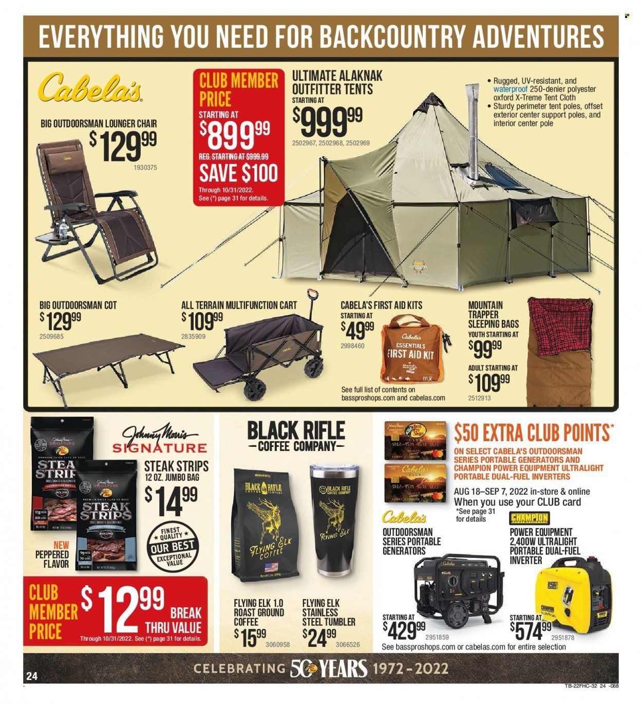Cabela's (ID, MT, WA) Weekly Ad Flyer Specials August 18 to September 7, 2022