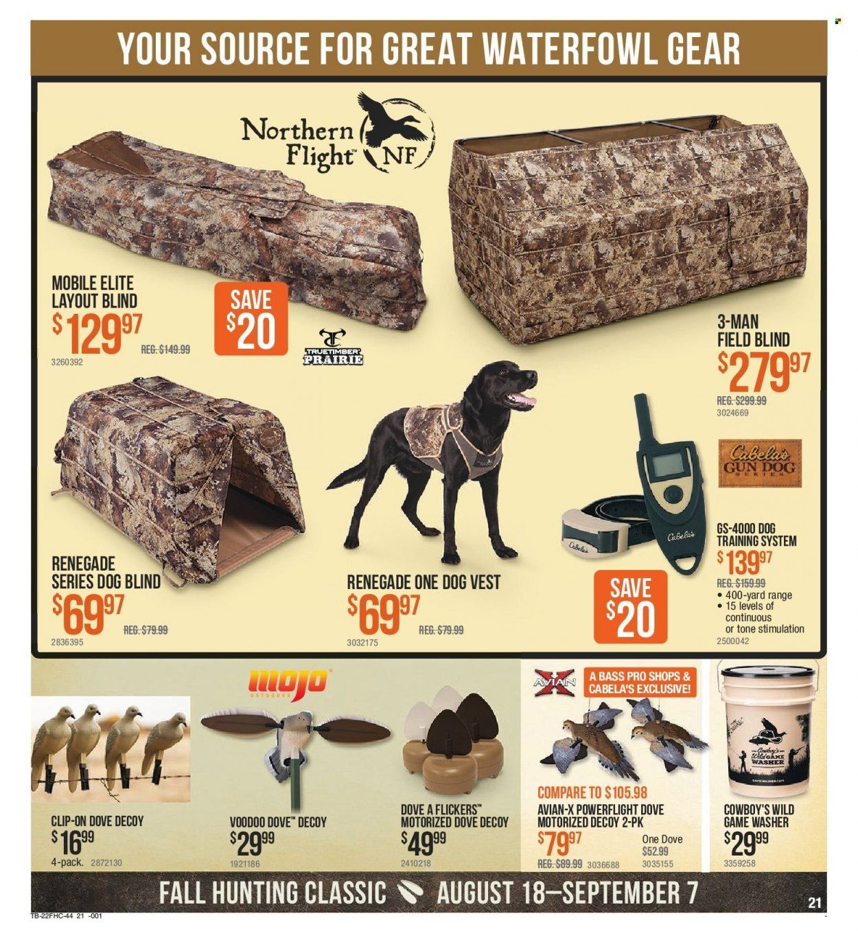 Cabela's (ID) Weekly Ad Flyer Specials August 18 to September 7, 2022