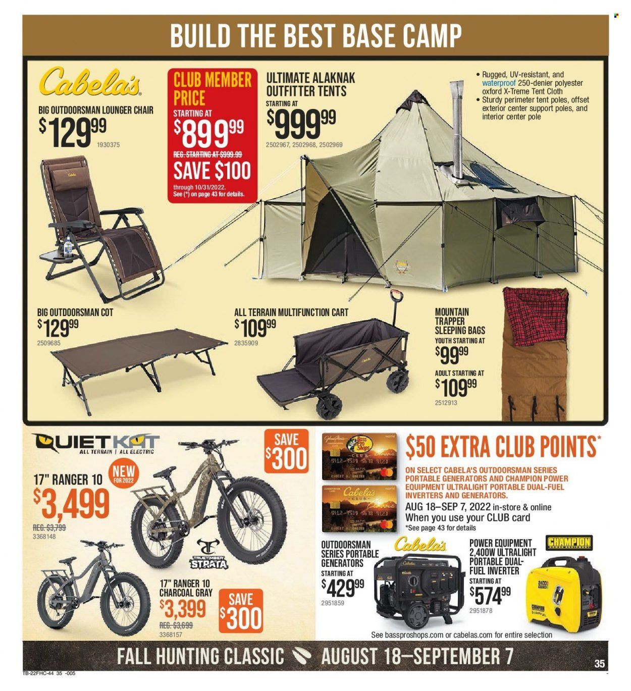 Cabela's (ID) Weekly Ad Flyer Specials August 18 to September 7, 2022