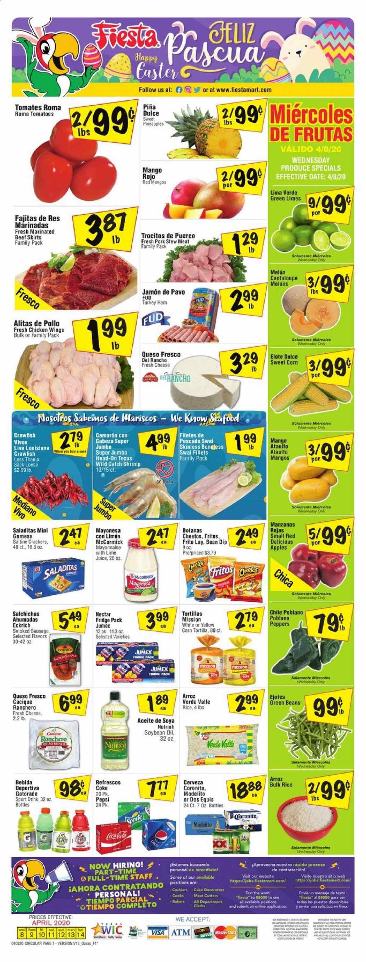 Fiesta Mart Weekly Ad & Flyer April 8 to 14