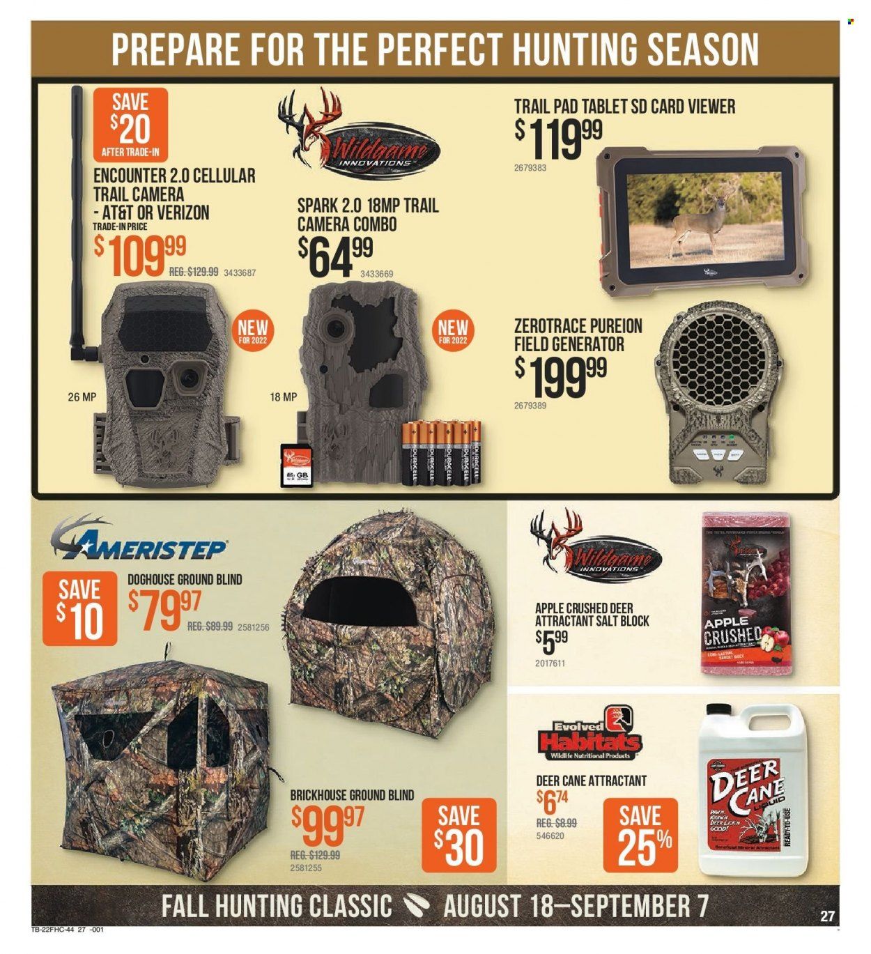 Cabela's (MA) Weekly Ad Flyer Specials August 18 to September 7, 2022