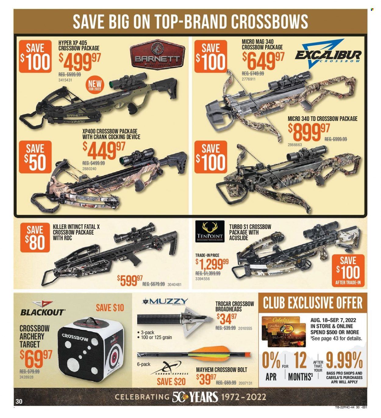 Cabela's (MI) Weekly Ad Flyer Specials August 18 to September 7, 2022