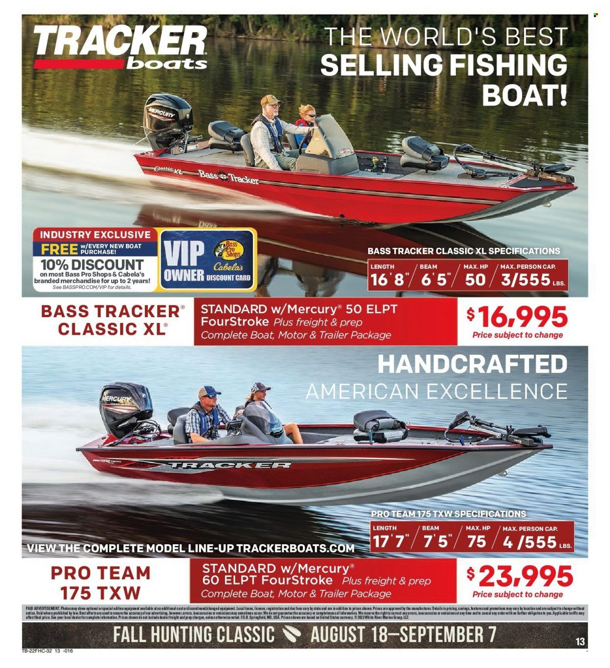 Cabela's (AK) Weekly Ad Flyer Specials August 18 to September 7, 2022