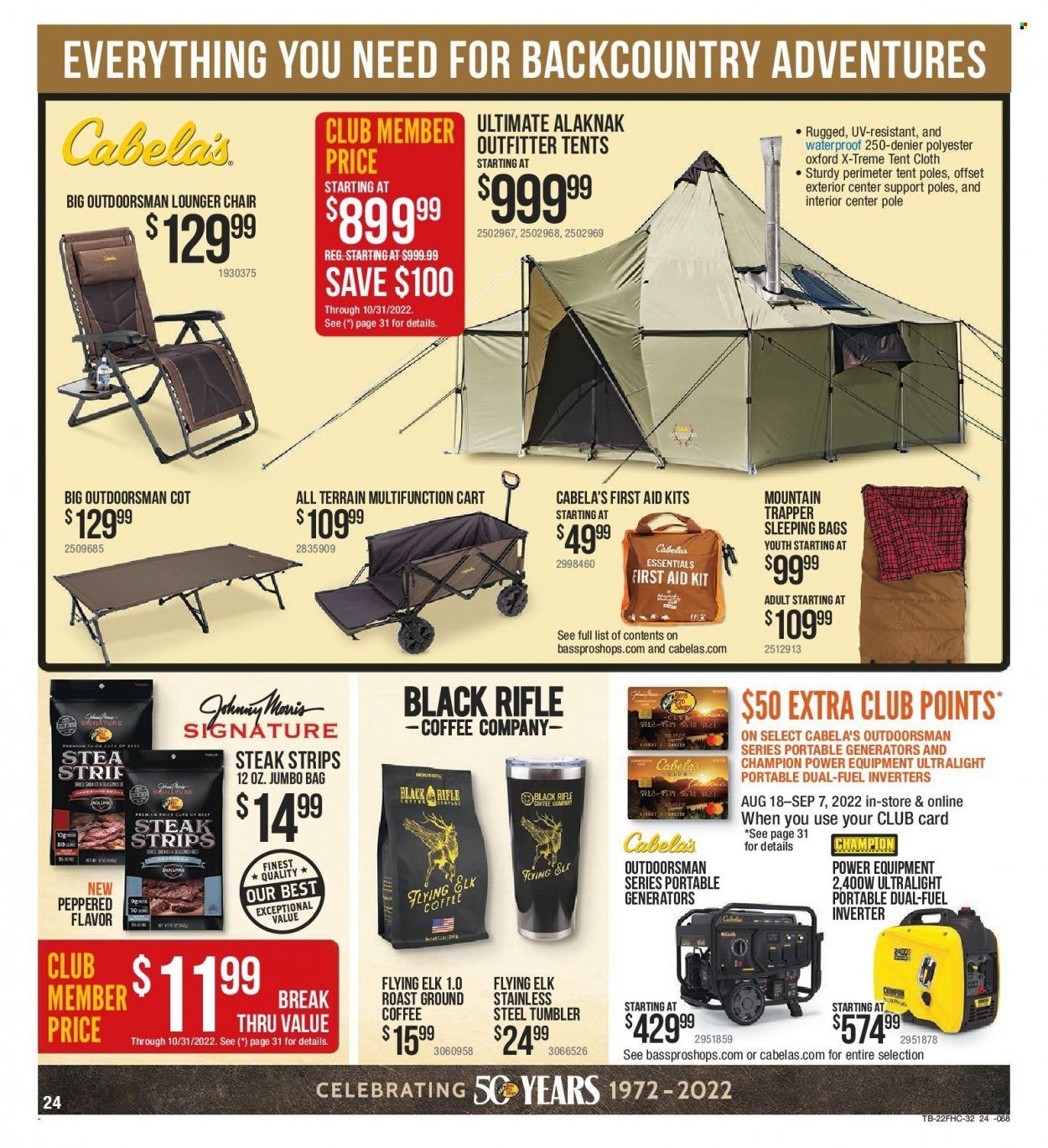 Cabela's (AK) Weekly Ad Flyer Specials August 18 to September 7, 2022