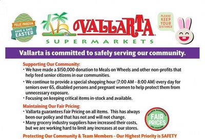 Vallarta Weekly Ad & Flyer April 8 to 14