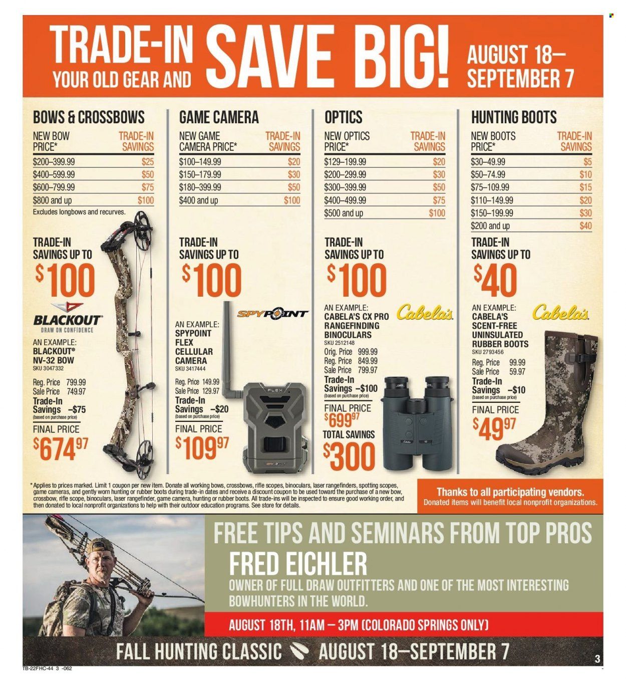 Bass Pro Shops (CO) Weekly Ad Flyer Specials August 18 to September 7, 2022