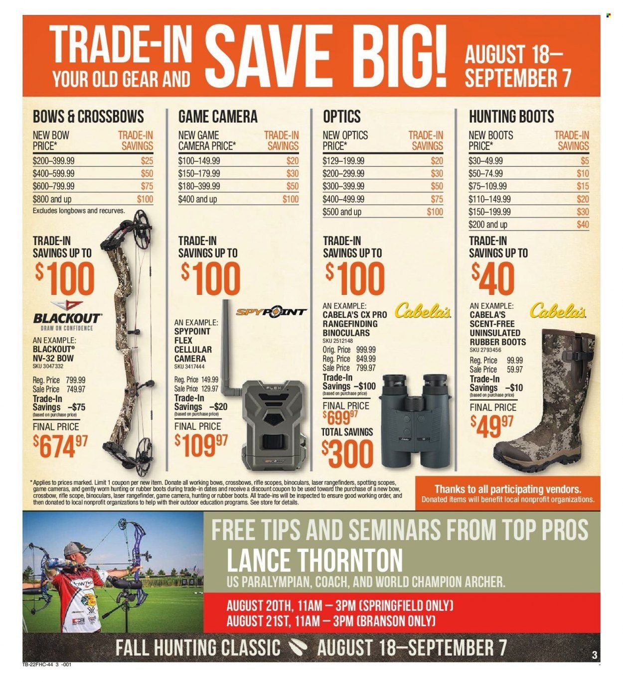 Bass Pro Shops (MO) Weekly Ad Flyer Specials August 18 to September 7, 2022