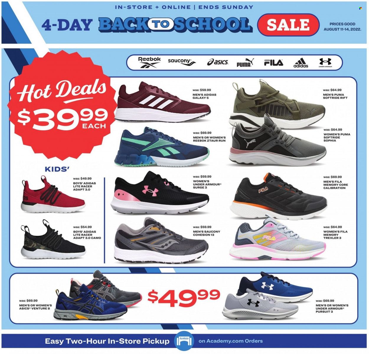 Academy Sports + Outdoors Weekly Ad Flyer Specials August 11 to August 14, 2022