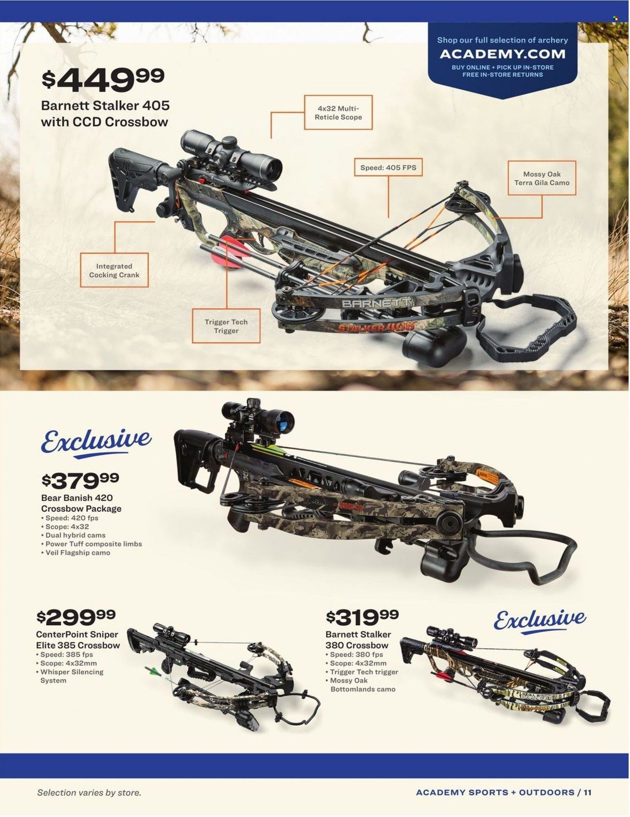 Academy Sports + Outdoors Weekly Ad Flyer Specials August 9 to November 5, 2022