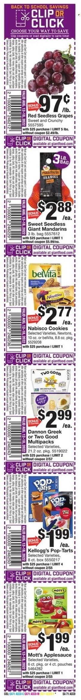 Giant Food (DE, MD, VA) Weekly Ad Flyer Specials August 12 to August 18, 2022