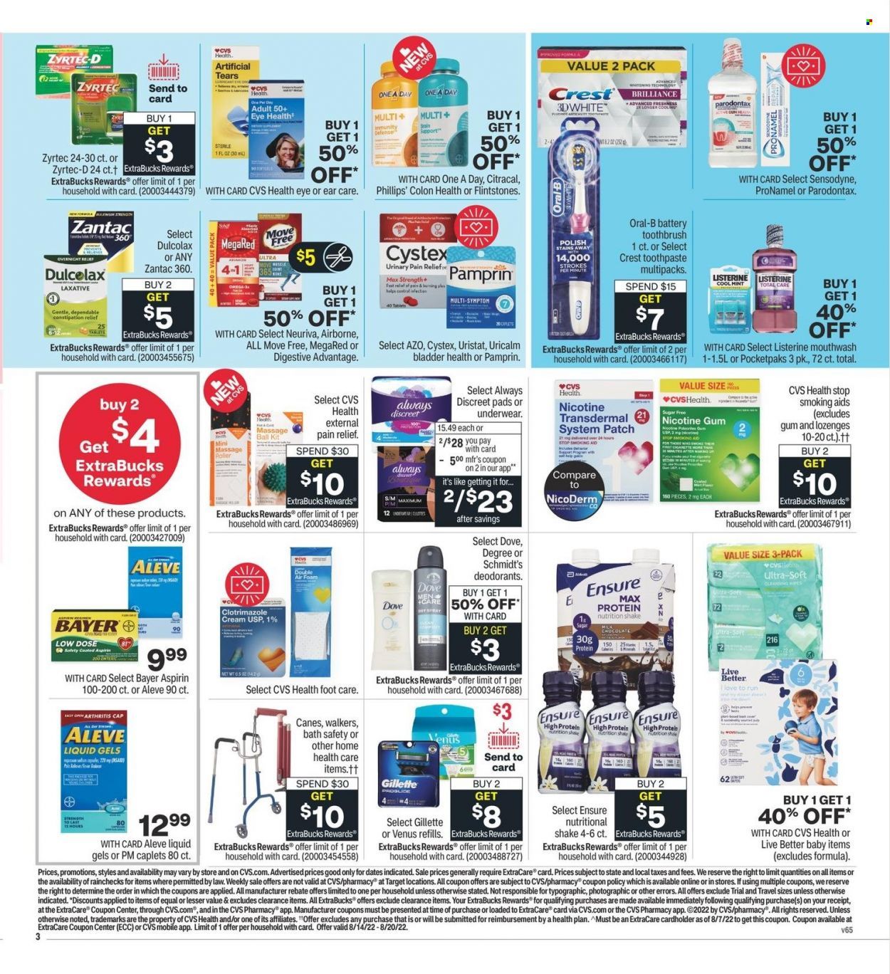 CVS Pharmacy Weekly Ad Flyer Specials August 14 to August 20, 2022