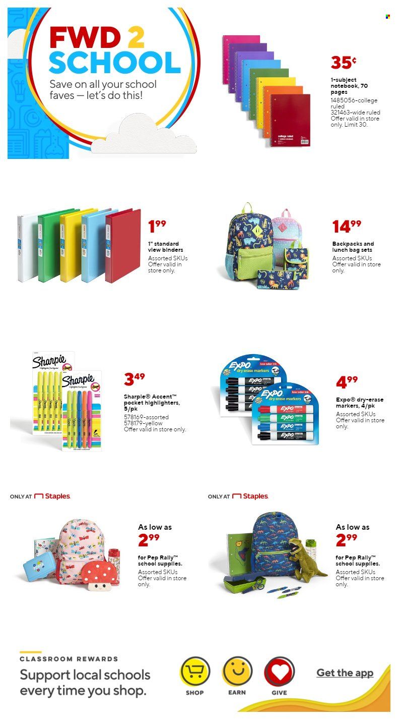 Staples Weekly Ad Flyer Specials August 14 to August 20, 2022