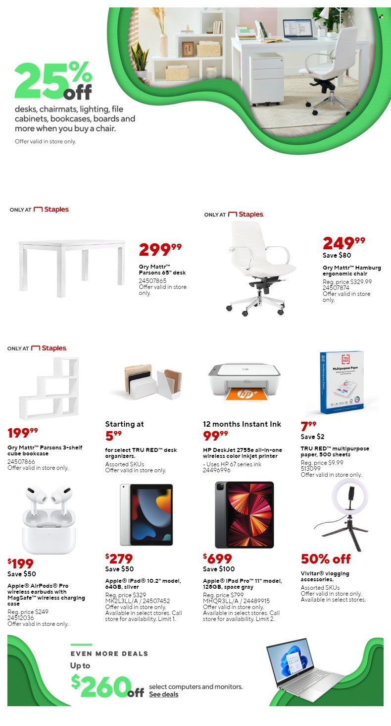 Staples Weekly Ad Flyer Specials August 14 to August 20, 2022