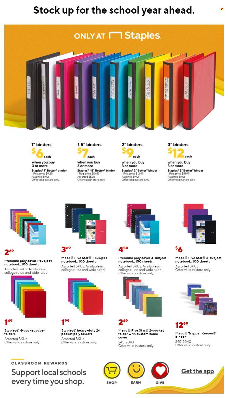 Staples Weekly Ad Flyer Specials August 14 to August 20, 2022