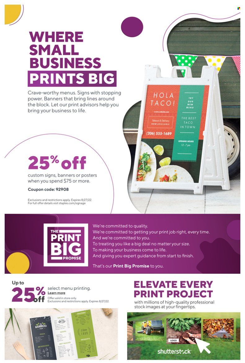 Staples Weekly Ad Flyer Specials August 14 to August 20, 2022