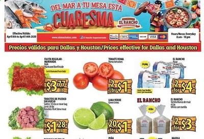 El Rancho Weekly Ad & Flyer April 8 to 14