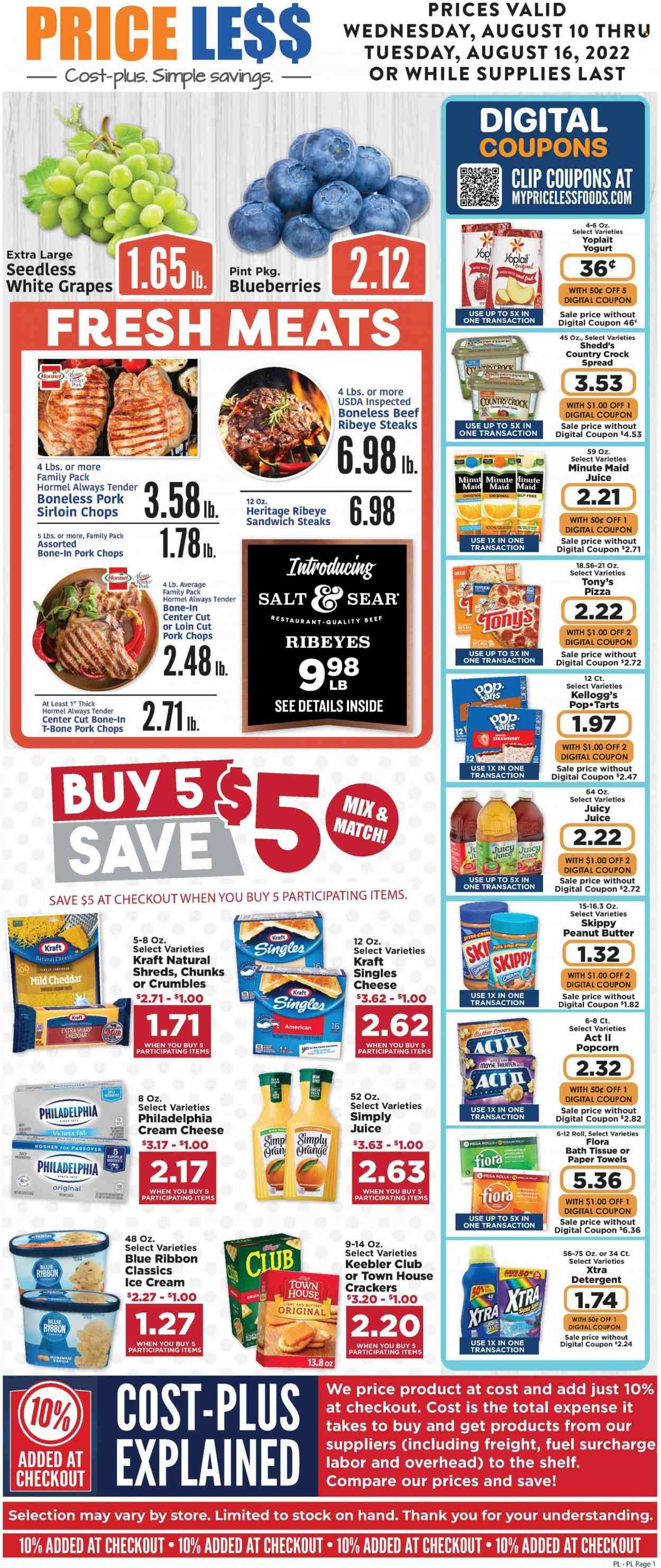 Price Less Foods Weekly Ad Flyer Specials August 10 to August 16, 2022