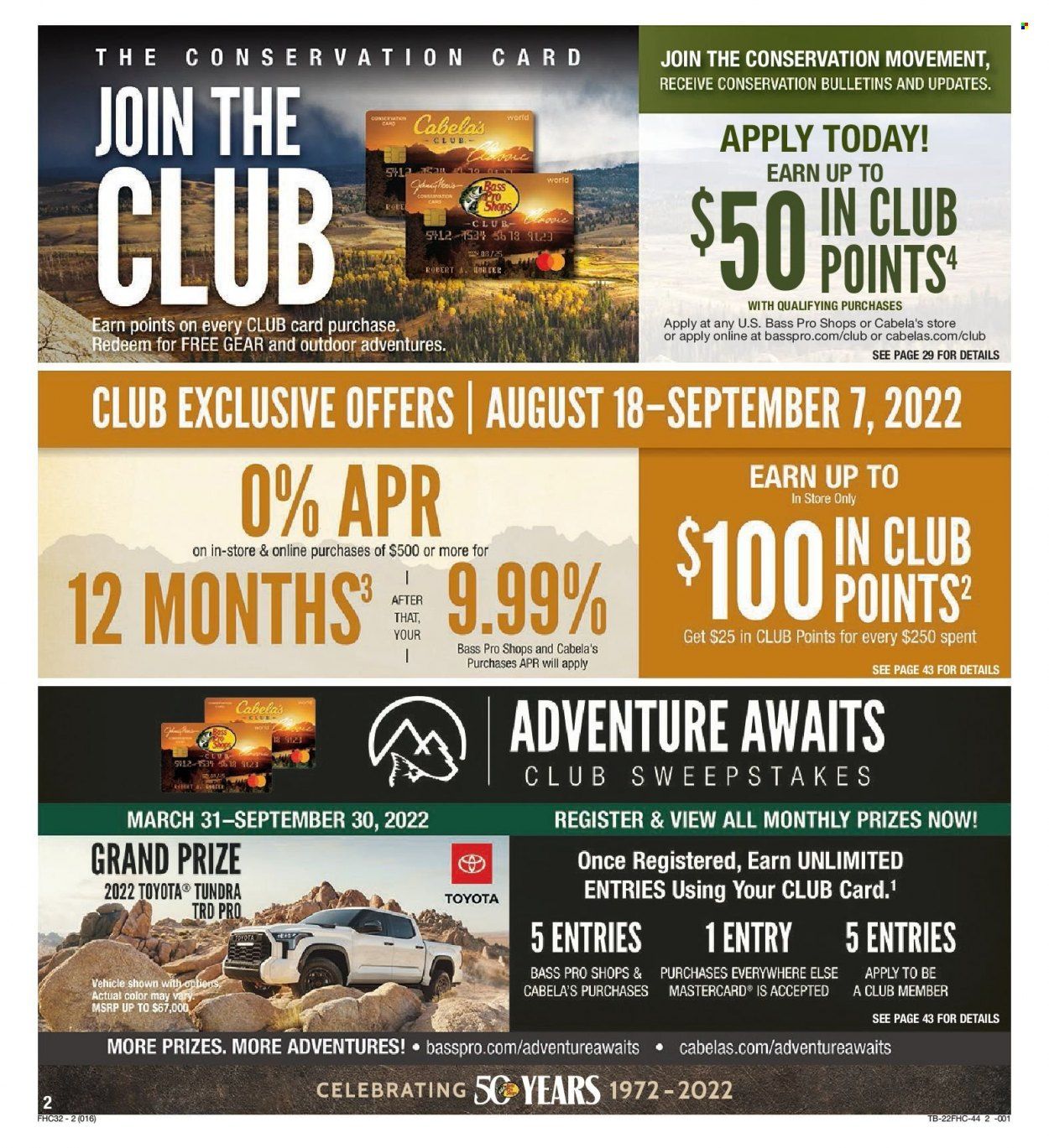 Cabela's (MT) Weekly Ad Flyer Specials August 18 to September 7, 2022