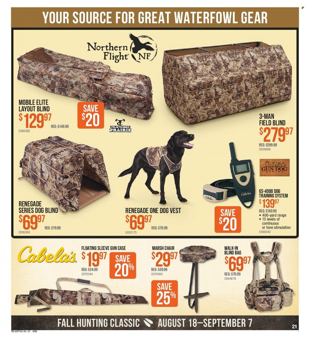 Cabela's (MT) Weekly Ad Flyer Specials August 18 to September 7, 2022
