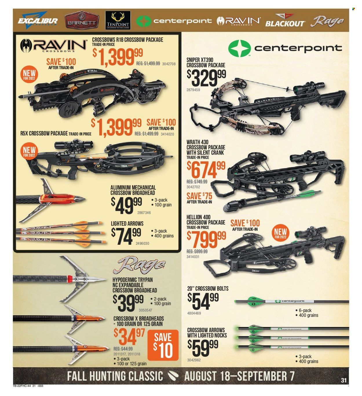 Bass Pro Shops (AR) Weekly Ad Flyer Specials August 18 to September 7, 2022
