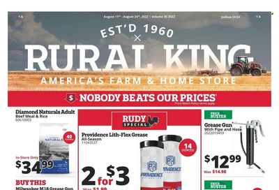 Rural King Weekly Ad Flyer Specials August 11 to August 24, 2022