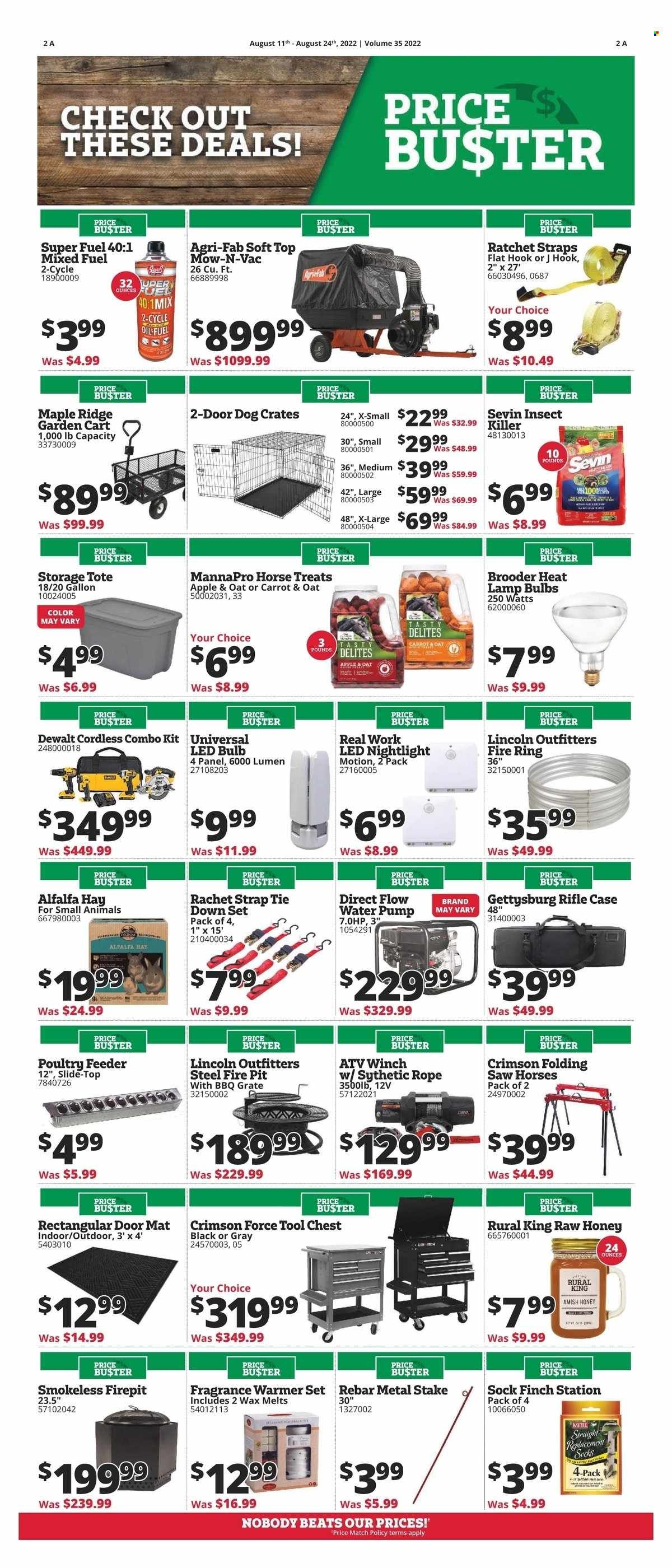 Rural King Weekly Ad Flyer Specials August 11 to August 24, 2022