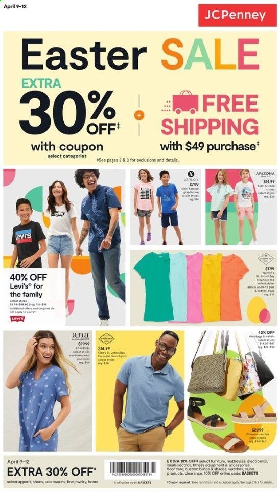 JCPenney Weekly Ad & Flyer April 9 to 12