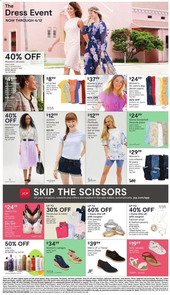 JCPenney Weekly Ad & Flyer April 9 to 12