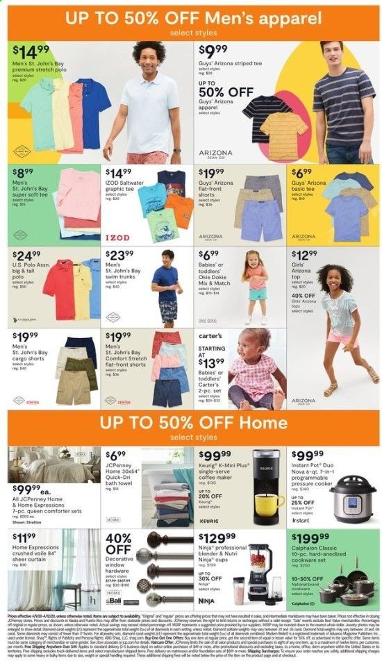 JCPenney Weekly Ad & Flyer April 9 to 12