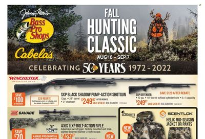 Cabela's (LA) Weekly Ad Flyer Specials August 18 to September 7, 2022