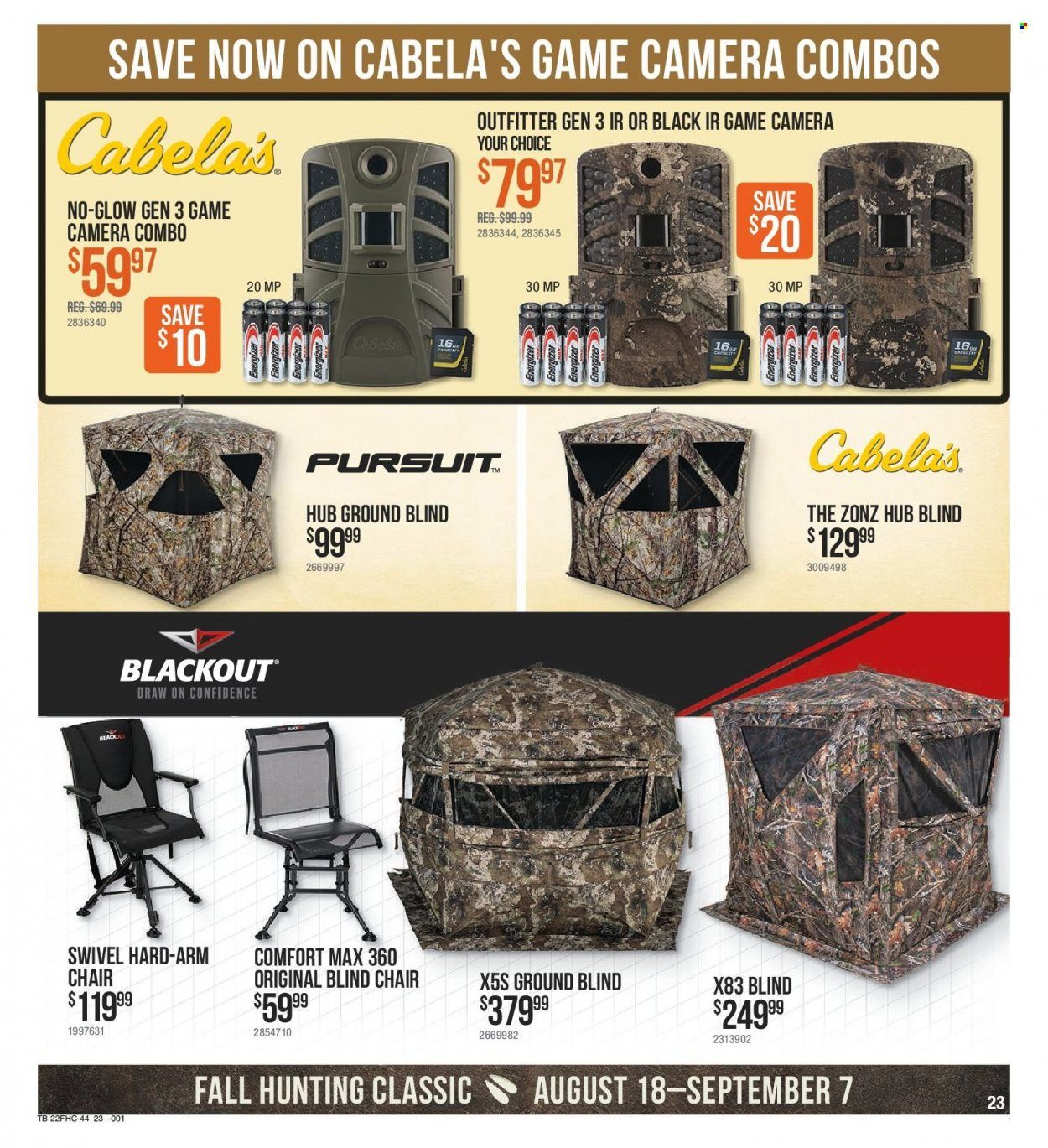 Cabela's (LA) Weekly Ad Flyer Specials August 18 to September 7, 2022