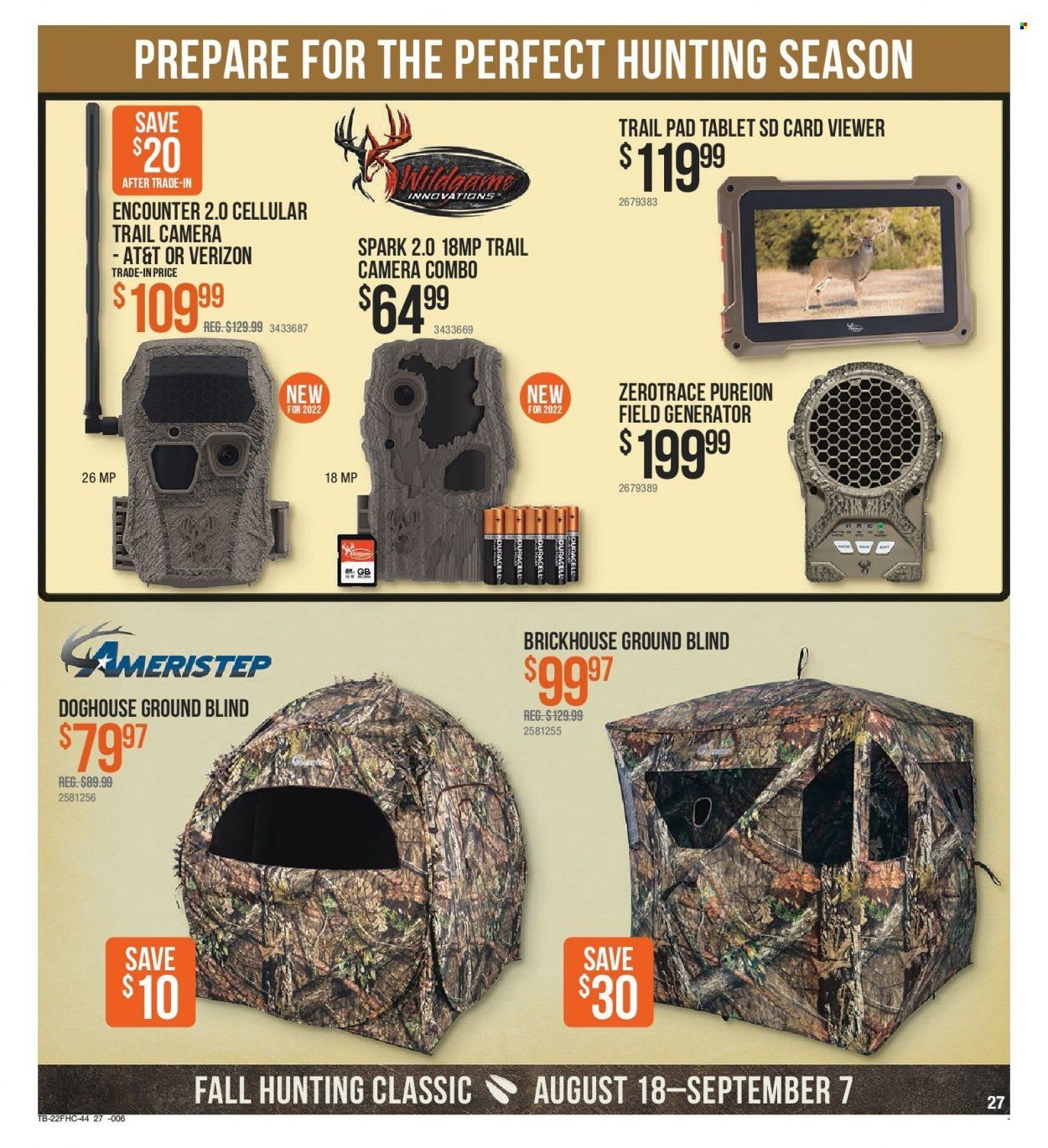 Cabela's (MN) Weekly Ad Flyer Specials August 18 to September 7, 2022