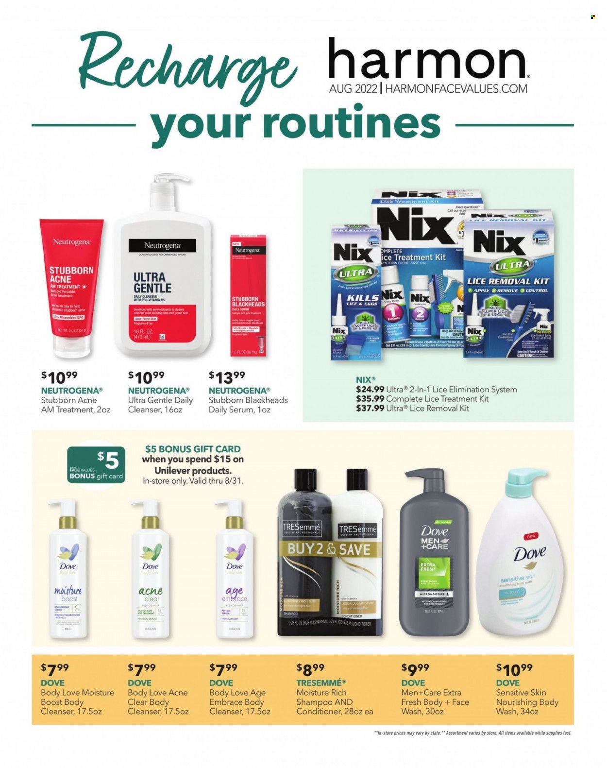 Harmon Face Values (CA, FL, NJ, NV, NY) Weekly Ad Flyer Specials August 1 to August 31, 2022