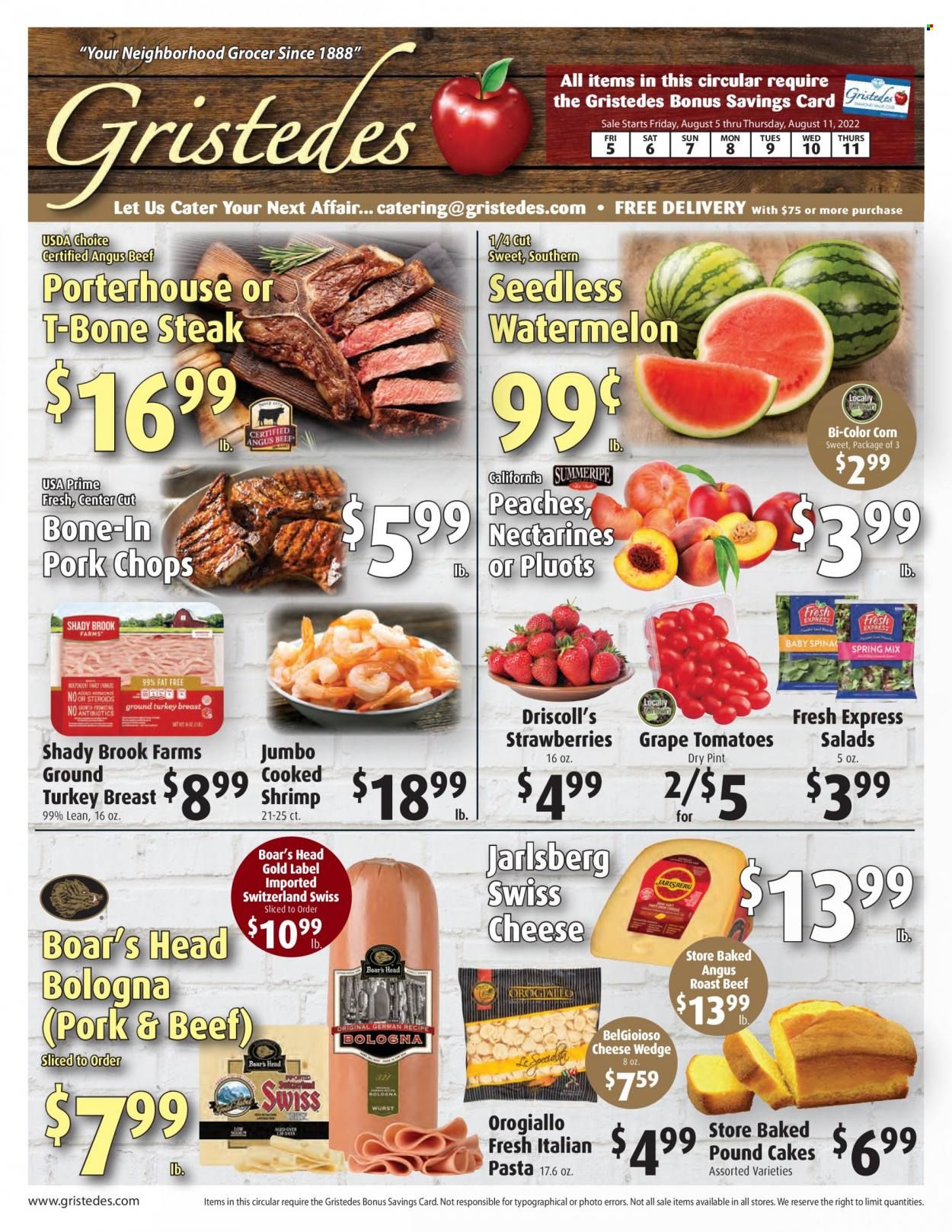 Gristedes (NY) Weekly Ad Flyer Specials August 5 to August 11, 2022