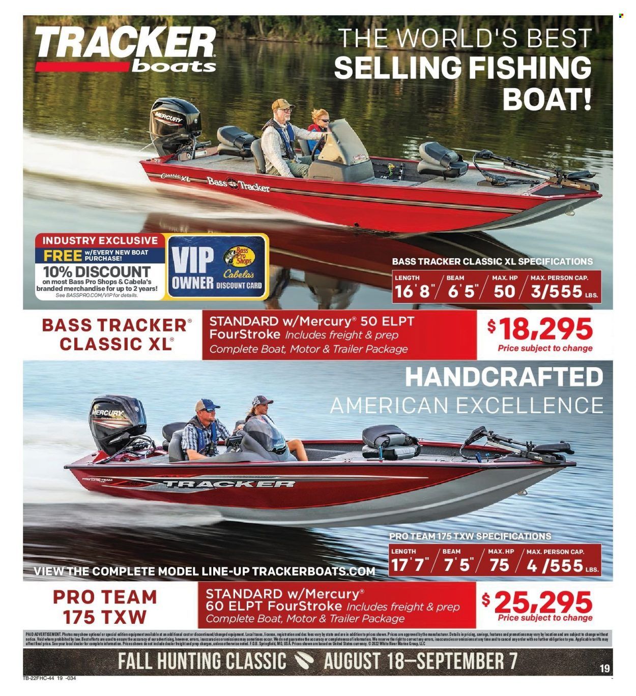 Cabela's (CO) Weekly Ad Flyer Specials August 18 to September 7, 2022