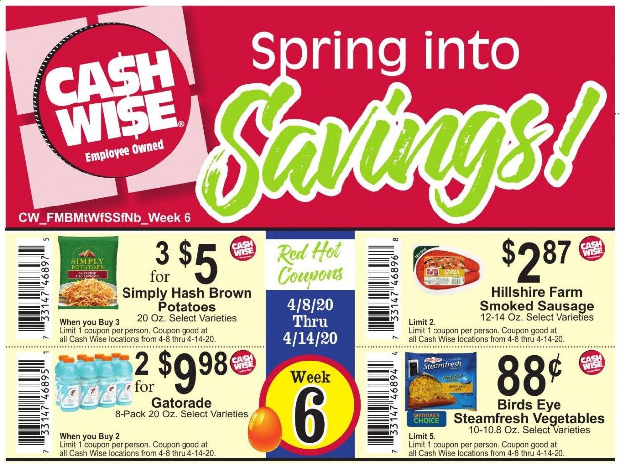 Cash Wise Weekly Ad & Flyer April 8 to 14