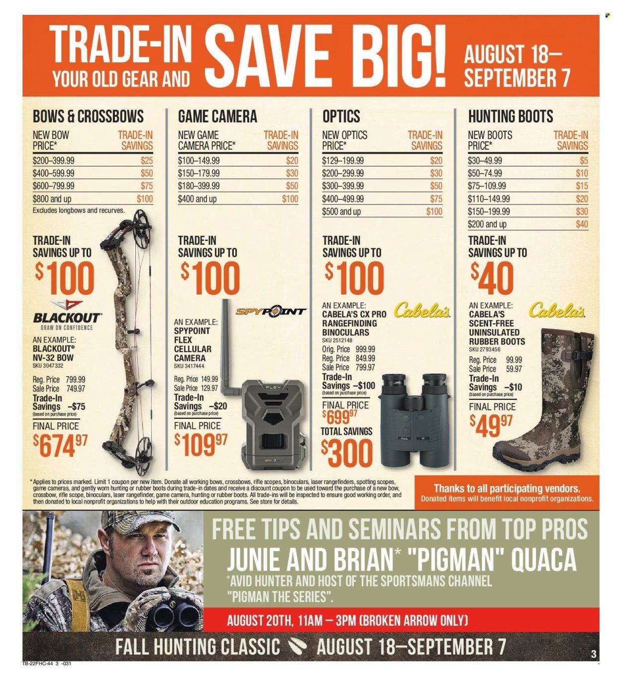 Bass Pro Shops (OK) Weekly Ad Flyer Specials August 18 to September 7, 2022